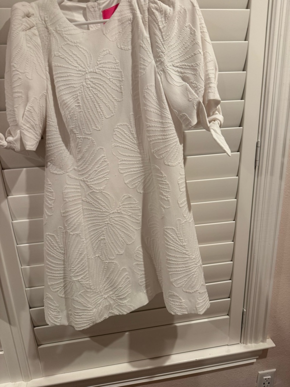 Lily Pulitzer White Textured Dress